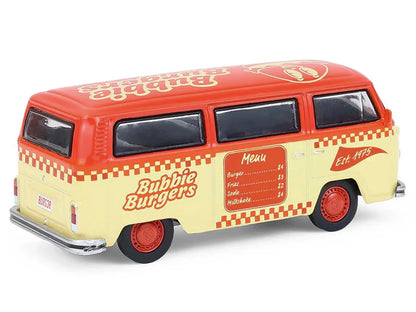 1975 Volkswagen Type 2 Van "Bubbie Burgers Food Truck" Orange and Cream "Blue Collar Collection" Series 14 1/64 Diecast Model Car