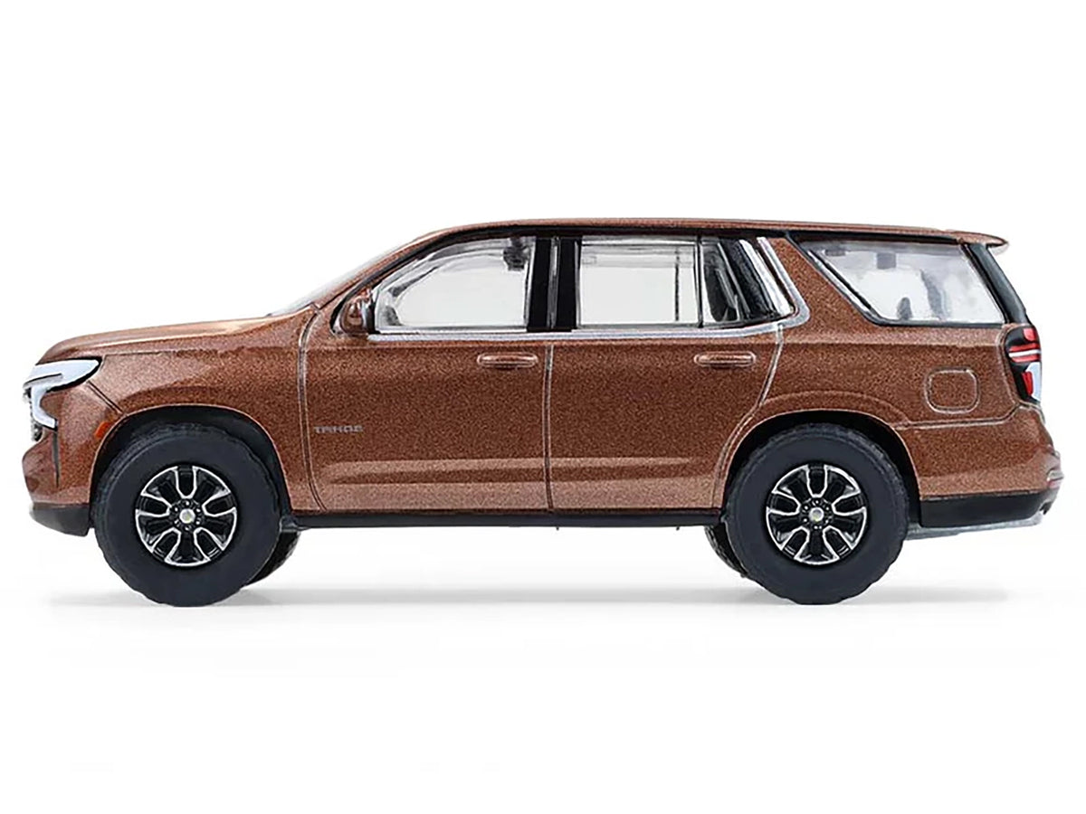 2022 Chevrolet Tahoe Auburn Metallic "Blue Collar Collection" Series 14 1/64 Diecast Model Car