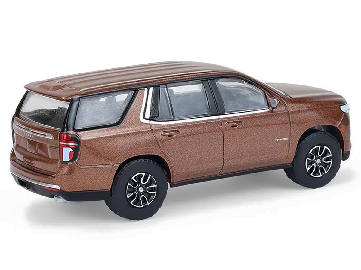 2022 Chevrolet Tahoe Auburn Metallic "Blue Collar Collection" Series 14 1/64 Diecast Model Car