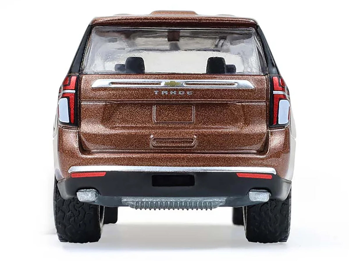 2022 Chevrolet Tahoe Auburn Metallic "Blue Collar Collection" Series 14 1/64 Diecast Model Car