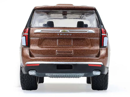 2022 Chevrolet Tahoe Auburn Metallic "Blue Collar Collection" Series 14 1/64 Diecast Model Car