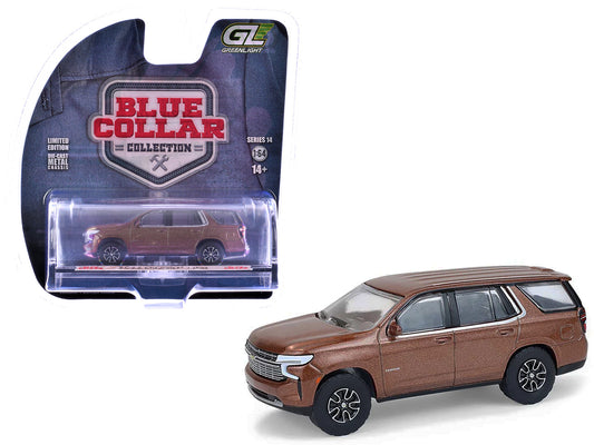 2022 Chevrolet Tahoe Auburn Metallic "Blue Collar Collection" Series 14 1/64 Diecast Model Car