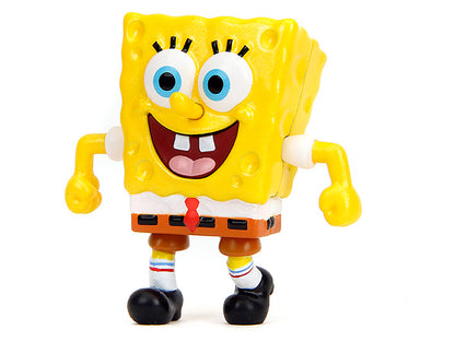 Set of 4 Diecast Figures "SpongeBob SquarePants" (1999-Current) TV Series "Metalfigs" Series Diecast Models