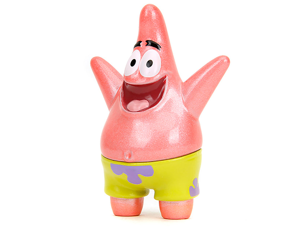 Set of 4 Diecast Figures "SpongeBob SquarePants" (1999-Current) TV Series "Metalfigs" Series Diecast Models