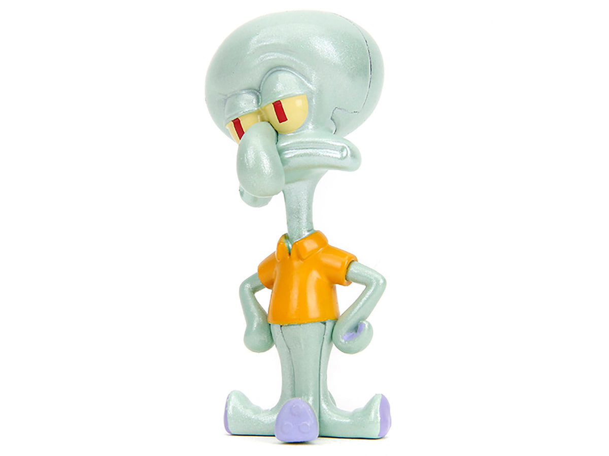 Set of 4 Diecast Figures "SpongeBob SquarePants" (1999-Current) TV Series "Metalfigs" Series Diecast Models