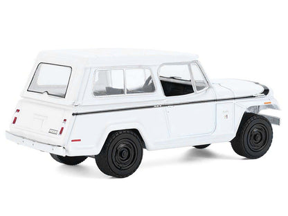 1971 Jeep Jeepster Commando White with Black Stripes "All Terrain" Series 17 1/64 Diecast Model Car