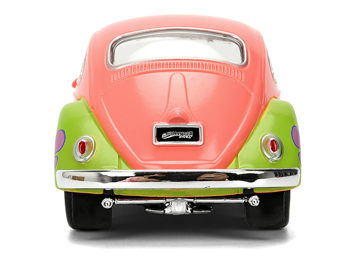 1959 Volkswagen Beetle "Patrick Star" Livery Pink "SpongeBob SquarePants" (1999-Current) TV Series "Hollywood Rides" Series 1/32 Diecast Model Car