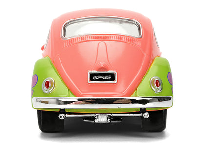 1959 Volkswagen Beetle "Patrick Star" Livery Pink "SpongeBob SquarePants" (1999-Current) TV Series "Hollywood Rides" Series 1/32 Diecast Model Car
