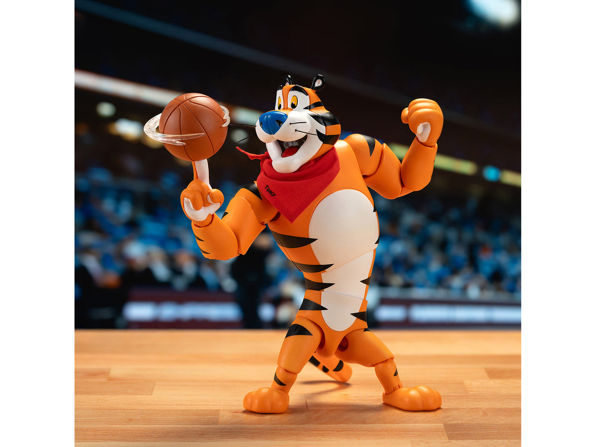 Tony the Tiger 6.75" Moveable Figure with Alternate Hands and Accessories "Kellogg's Frosted Flakes" Model