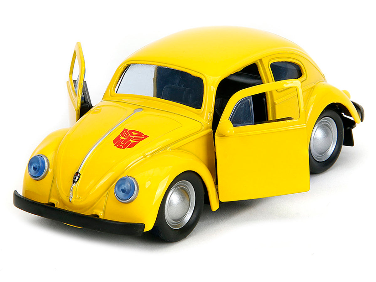 Volkswagen Beetle "Bumblebee" Yellow "Transformers" "Hollywood Rides" Series 1/32 Diecast Model Car