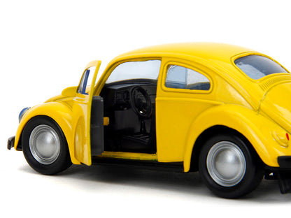 Volkswagen Beetle "Bumblebee" Yellow "Transformers" "Hollywood Rides" Series 1/32 Diecast Model Car