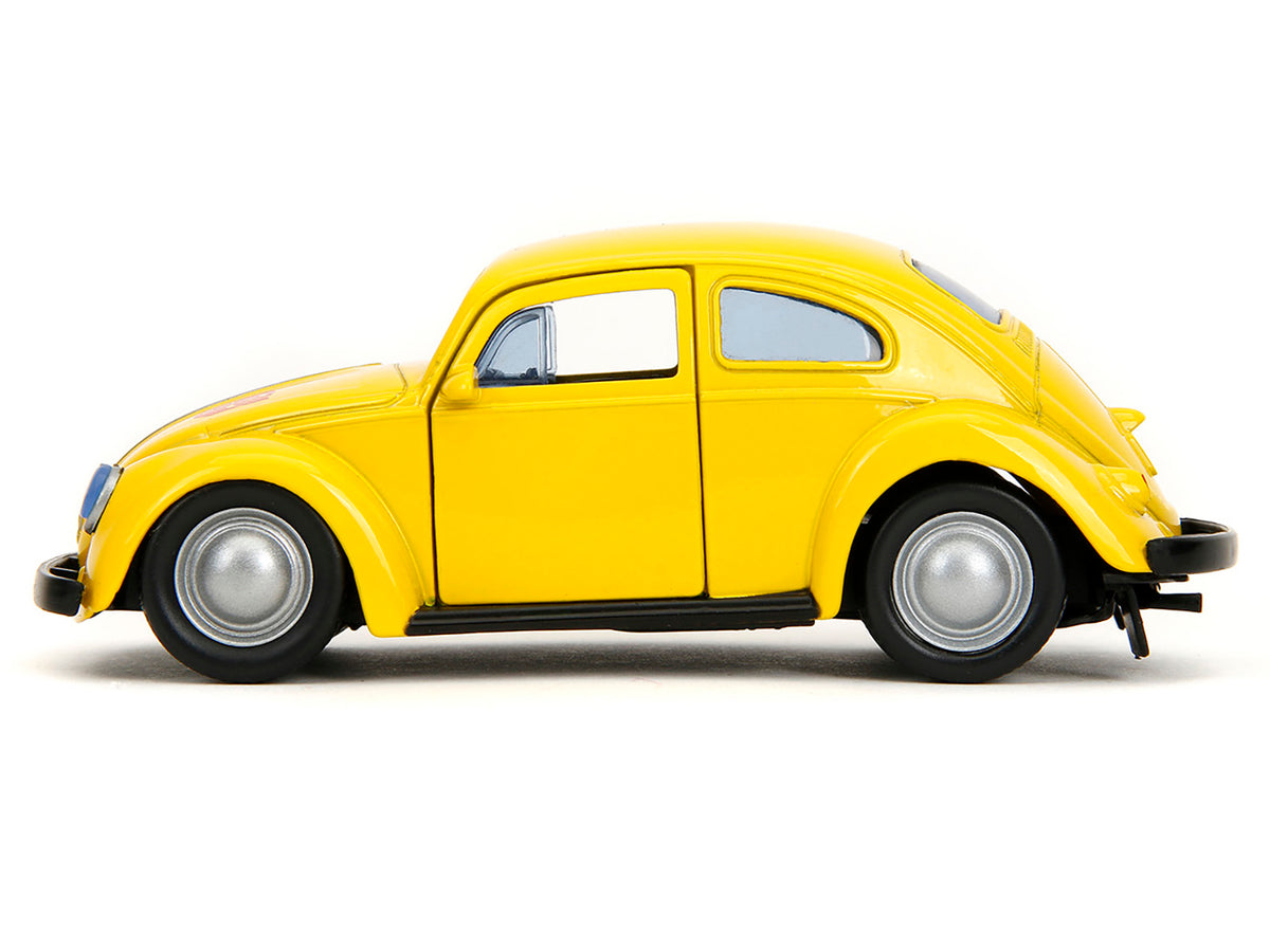 Volkswagen Beetle "Bumblebee" Yellow "Transformers" "Hollywood Rides" Series 1/32 Diecast Model Car