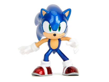 Set of 4 Diecast Figures "Sonic the Hedgehog" Video Game "Metalfigs" Series Diecast Models