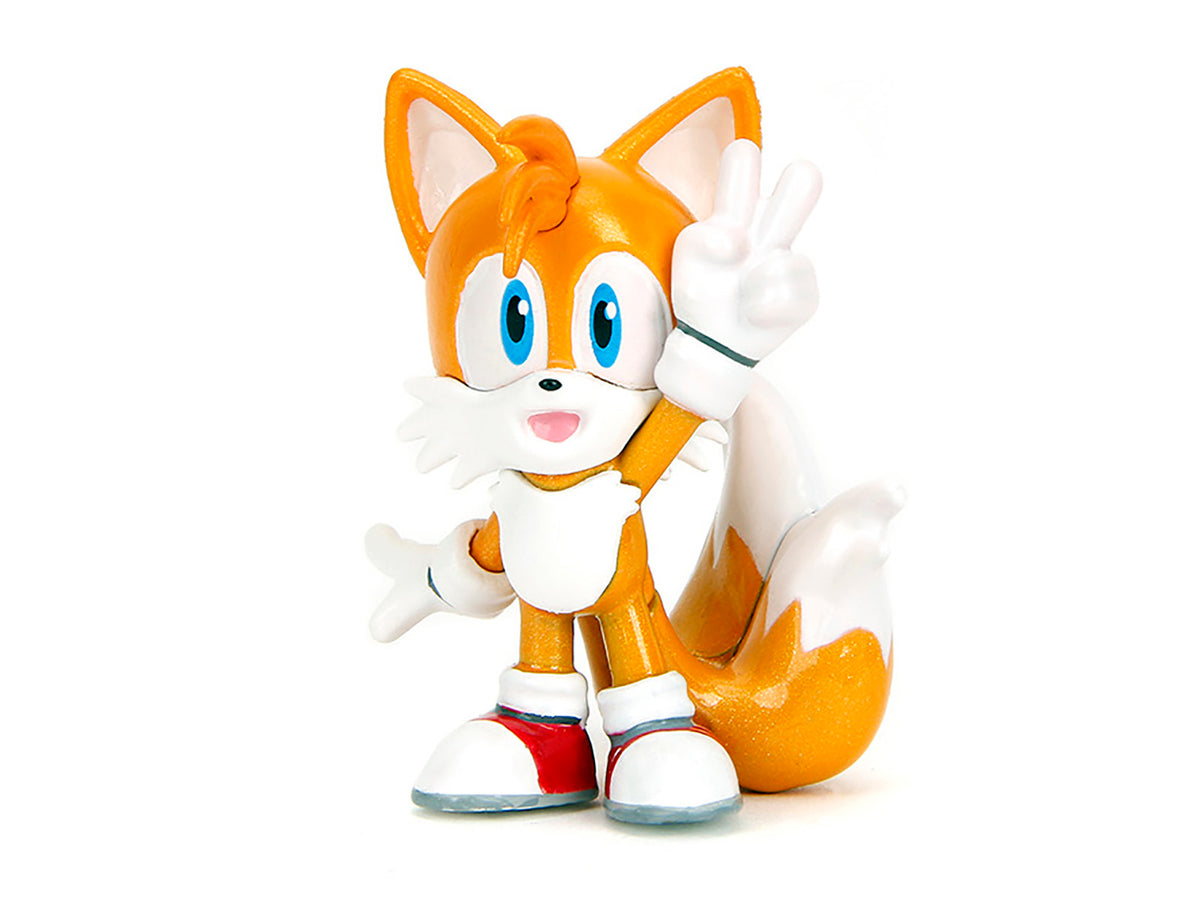 Set of 4 Diecast Figures "Sonic the Hedgehog" Video Game "Metalfigs" Series Diecast Models
