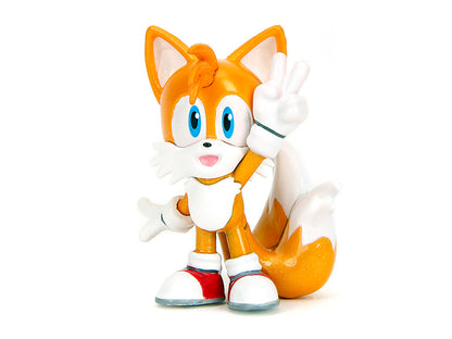 Set of 4 Diecast Figures "Sonic the Hedgehog" Video Game "Metalfigs" Series Diecast Models