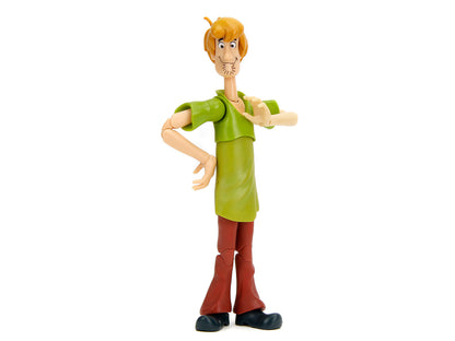 Shaggy Rogers 6.5" Moveable Figure with Accessories and Alternate Head and Hands "Scooby-Doo!" Franchise Model