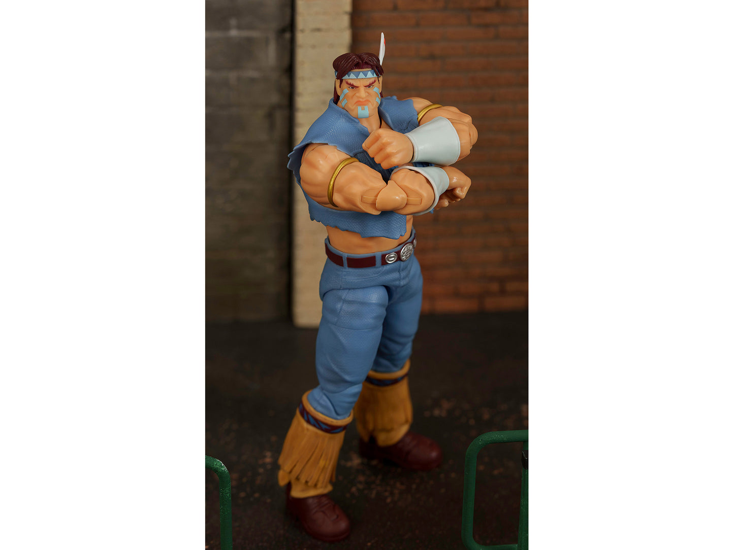 T. Hawk 7.5" Moveable Figure with Accessories and Alternate Head and Hands "Ultra Street Fighter II: The Final Challengers" (2017) Video Game Model
