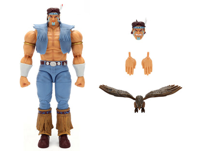 T. Hawk 7.5" Moveable Figure with Accessories and Alternate Head and Hands "Ultra Street Fighter II: The Final Challengers" (2017) Video Game Model