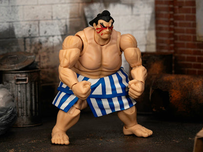 E. Honda 6.5" Moveable Figure with Accessories and Alternate Head and Hands "Ultra Street Fighter II: The Final Challengers" (2017) Video Game Model