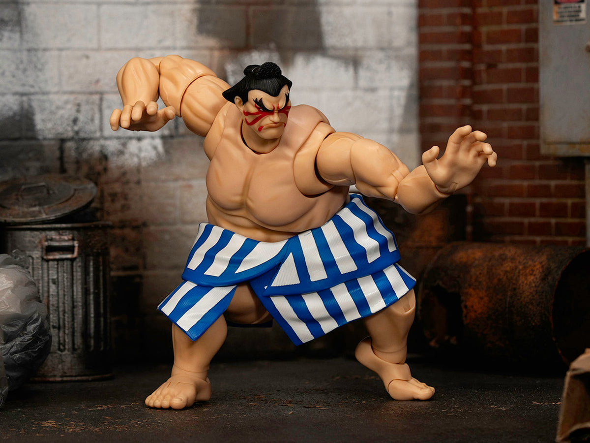 E. Honda 6.5" Moveable Figure with Accessories and Alternate Head and Hands "Ultra Street Fighter II: The Final Challengers" (2017) Video Game Model