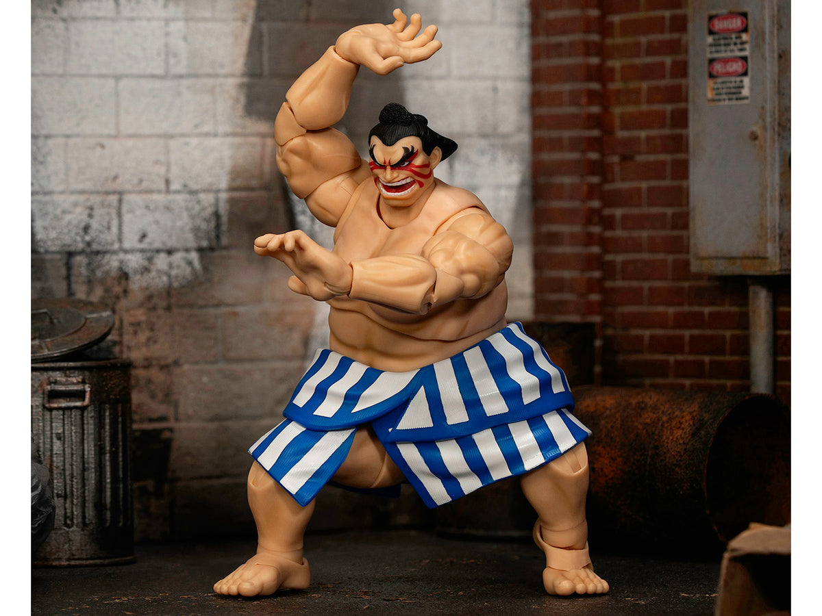 E. Honda 6.5" Moveable Figure with Accessories and Alternate Head and Hands "Ultra Street Fighter II: The Final Challengers" (2017) Video Game Model