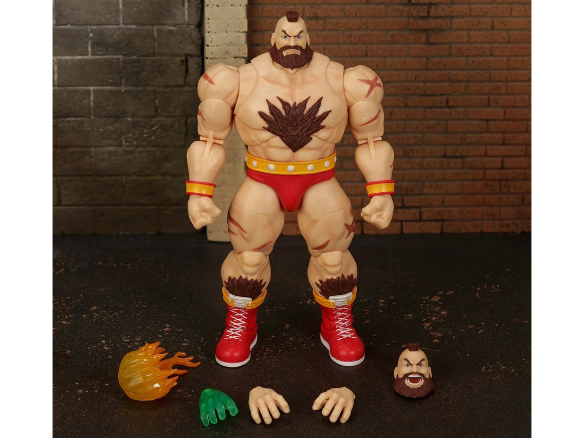 Zangief 7.5" Moveable Figure with Accessories and Alternate Head and Hands "Ultra Street Fighter II: The Final Challengers" (2017) Video Game Model