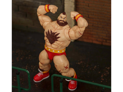 Zangief 7.5" Moveable Figure with Accessories and Alternate Head and Hands "Ultra Street Fighter II: The Final Challengers" (2017) Video Game Model