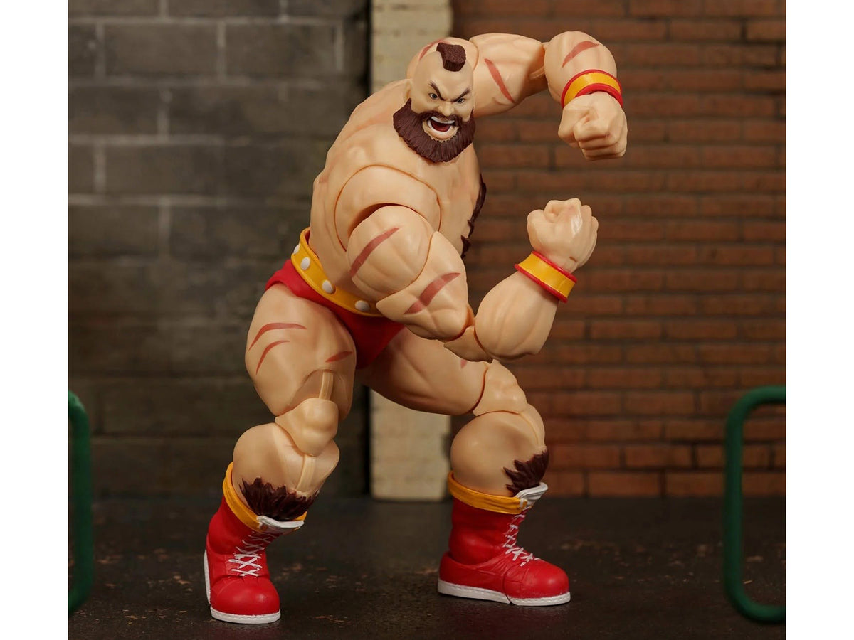 Zangief 7.5" Moveable Figure with Accessories and Alternate Head and Hands "Ultra Street Fighter II: The Final Challengers" (2017) Video Game Model