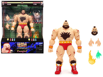 Zangief 7.5" Moveable Figure with Accessories and Alternate Head and Hands "Ultra Street Fighter II: The Final Challengers" (2017) Video Game Model