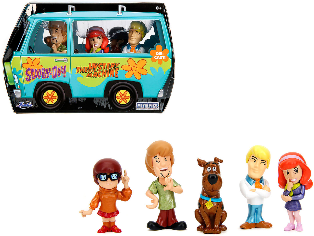 Set of 5 Diecast Figures "Scooby-Doo" TV Series "Metalfigs" Series Diecast Models