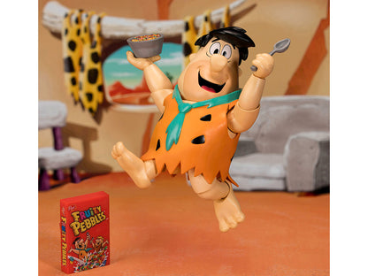 Fred Flintstone 6" Moveable Figure with Accessories and Alternate Head and Hands "The Flintstones - Post Fruity Pebbles" Model