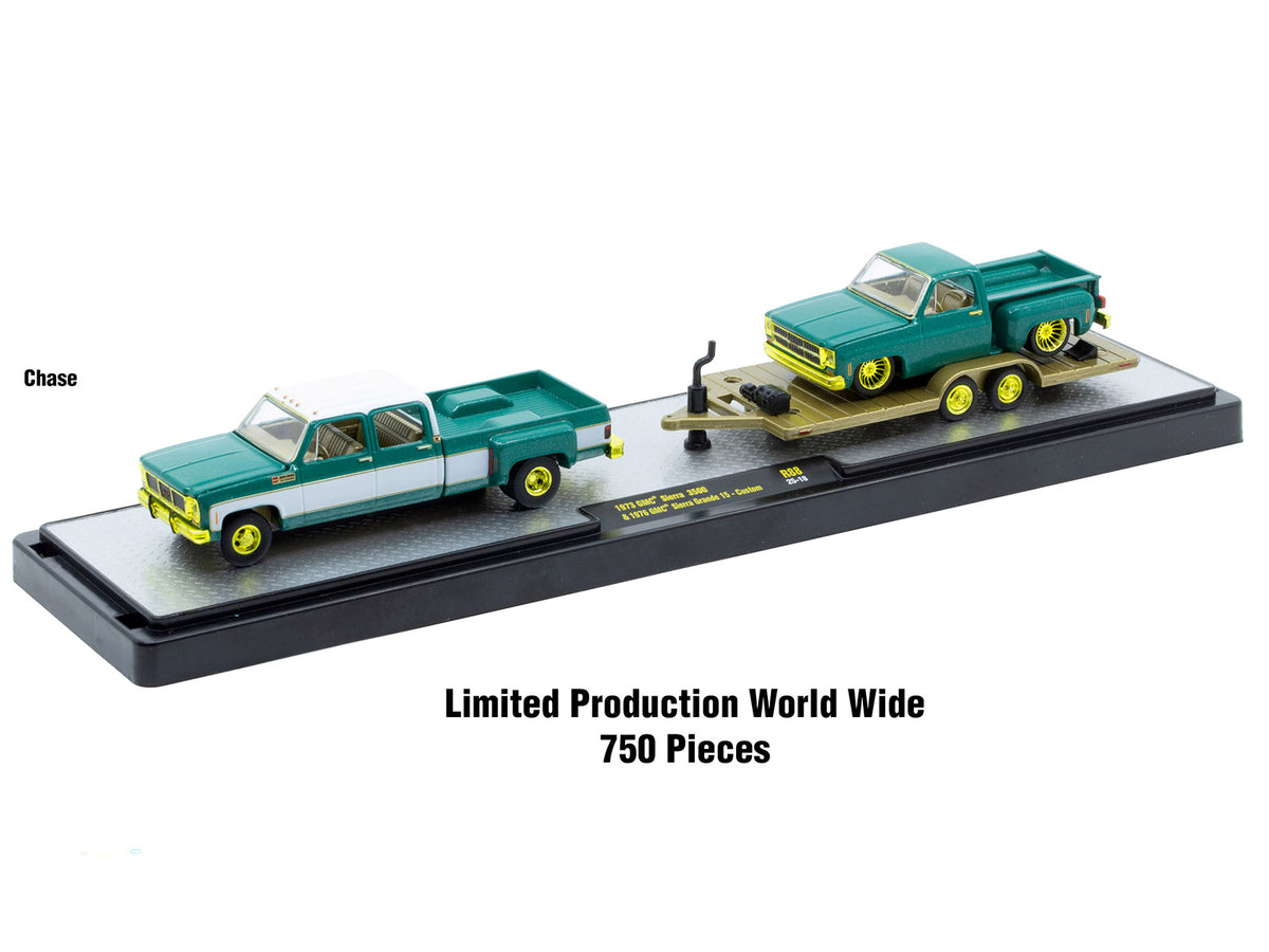Auto Haulers Set of 3 Trucks Release 88 Limited Edition to 9600 pieces Worldwide 1/64 Diecast Models