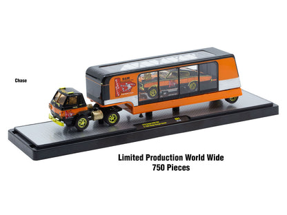 Auto Haulers Set of 3 Trucks Release 91 Limited Edition to 8000 pieces Worldwide 1/64 Diecast Model Cars