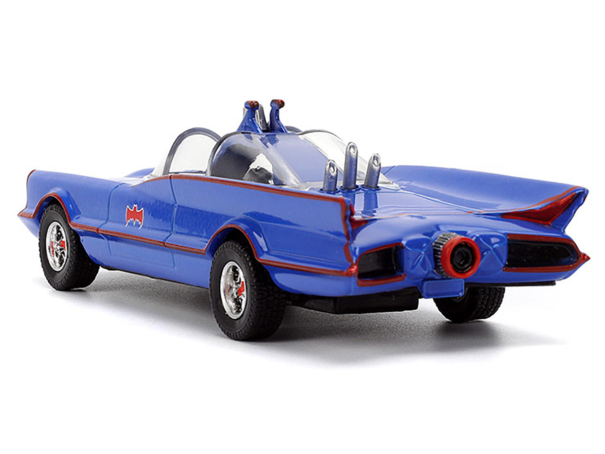 1966 Batmobile Blue "Batman" (1966-1968) Classic TV Series "Hollywood Rides" Series 1/32 Diecast Model Car