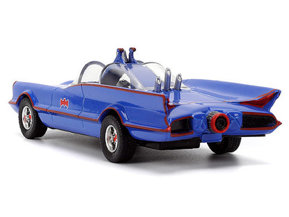 1966 Batmobile Blue "Batman" (1966-1968) Classic TV Series "Hollywood Rides" Series 1/32 Diecast Model Car
