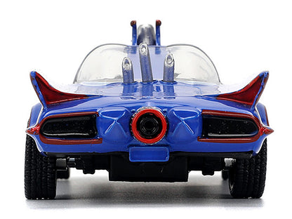1966 Batmobile Blue "Batman" (1966-1968) Classic TV Series "Hollywood Rides" Series 1/32 Diecast Model Car