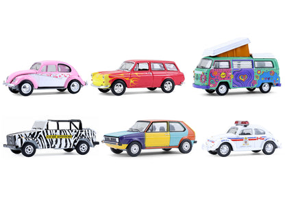 "Club Vee-Dub" Series 21 Set of 6 pieces 1/64 Diecast Model Cars