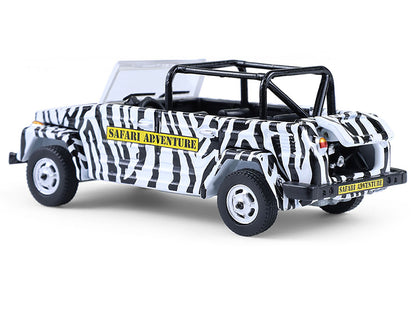 1974 Volkswagen Thing (Type 181) "Safari Adventure" Black and White Zebra Stripes "Club Vee-Dub" Series 21 1/64 Diecast Model Car