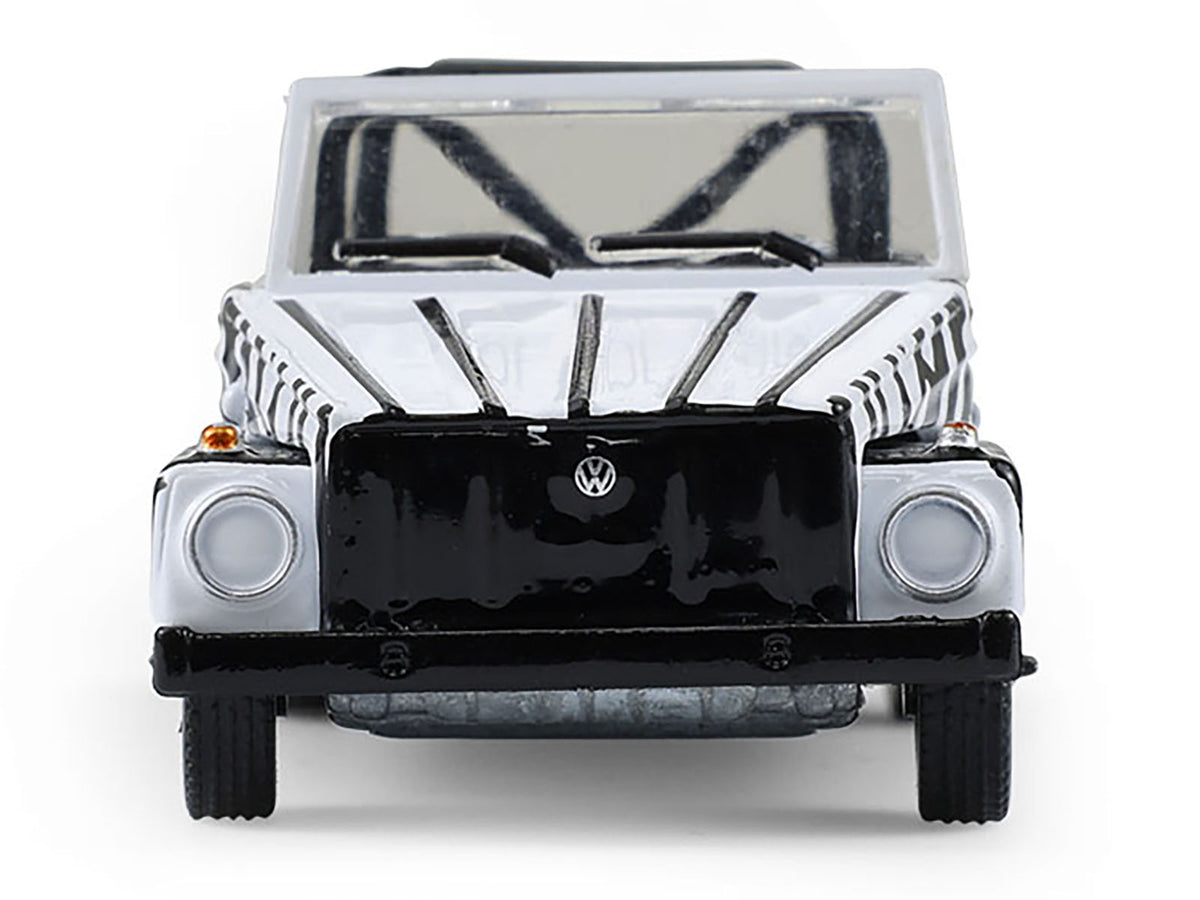 1974 Volkswagen Thing (Type 181) "Safari Adventure" Black and White Zebra Stripes "Club Vee-Dub" Series 21 1/64 Diecast Model Car