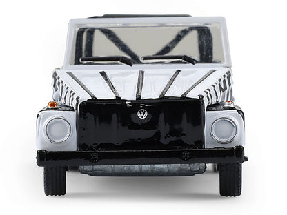 1974 Volkswagen Thing (Type 181) "Safari Adventure" Black and White Zebra Stripes "Club Vee-Dub" Series 21 1/64 Diecast Model Car