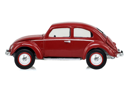 1953 Volkswagen Beetle Split Rear Window Dark Red "Club Vee-Dub" Series 22 1/64 Diecast Model Car