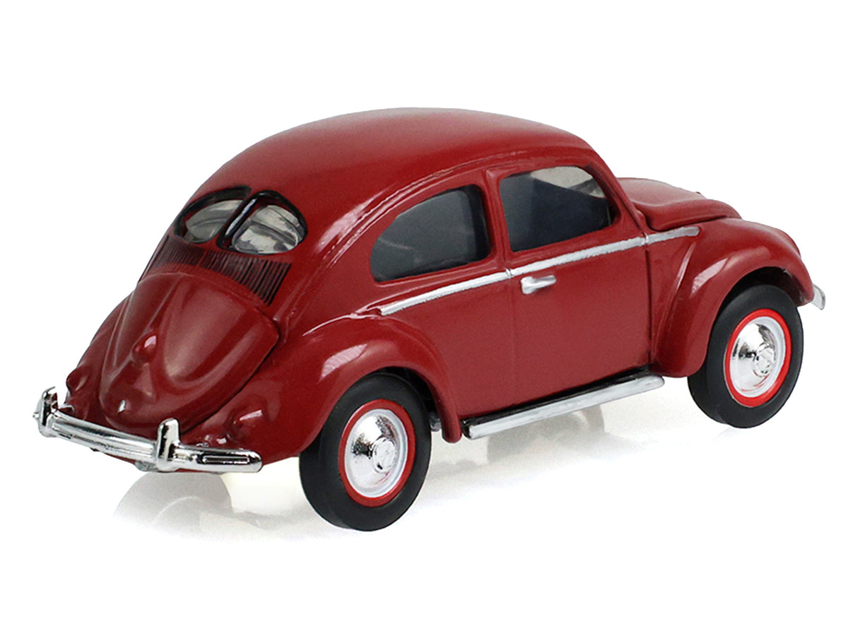 1953 Volkswagen Beetle Split Rear Window Dark Red "Club Vee-Dub" Series 22 1/64 Diecast Model Car