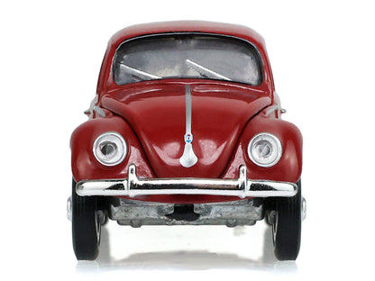 1953 Volkswagen Beetle Split Rear Window Dark Red "Club Vee-Dub" Series 22 1/64 Diecast Model Car
