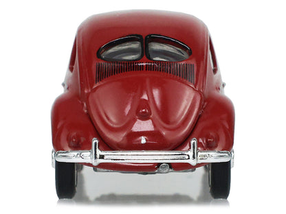 1953 Volkswagen Beetle Split Rear Window Dark Red "Club Vee-Dub" Series 22 1/64 Diecast Model Car