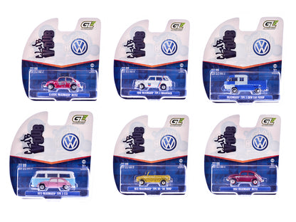 "Club Vee-Dub" Series 22 Set of 6 pieces 1/64 Diecast Model Cars
