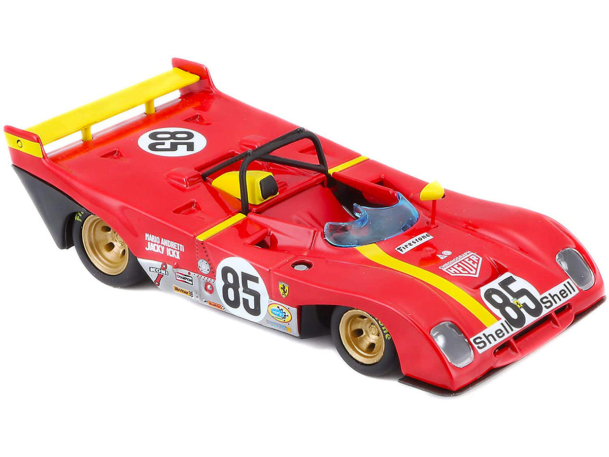 Ferrari 312P #85 Jacky Ickx - Mario Andretti 6 Hours of Watkins Glen (1972) 1/43 Diecast Model Car