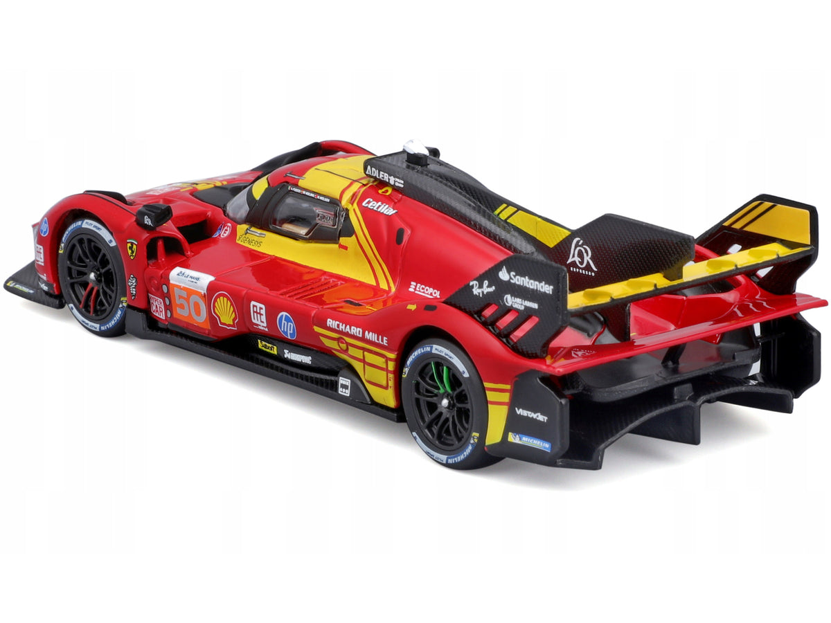 Ferrari 499P #50 Antonio Fuoco - Miguel Molina - Nicklas Nielsen "Ferrari AF Corse" Winner "24 Hours of Le Mans" (2024) "Racing" Series 1/43 Diecast Model Car