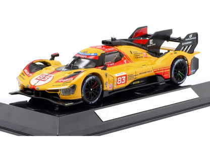 Ferrari 499P #83 Robert Kubica - Robert Shwartzman - Yifei Ye "24 Hours of Le Mans" (2024) "Racing" Series 1/43 Diecast Model Car