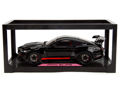 Shelby GT500 "Code Red" Black with Red Stripes "Pink Slips" Series 1/18 Diecast Model Car