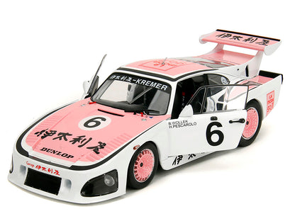 Porsche 935 K3 #6 Bob Wollek - Henri Pescarolo Winner "Suzuka 1000KM" (1981) "Pink Slips" Series 1/18 Diecast Model Car